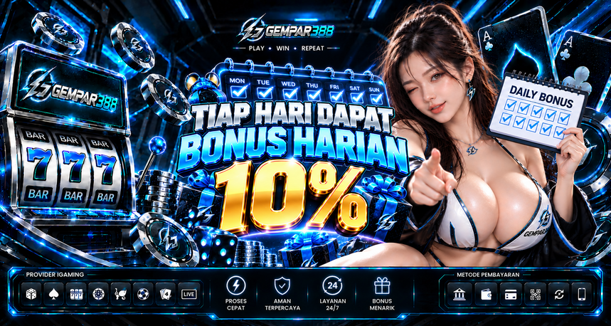 BONUS HARIAN 10%